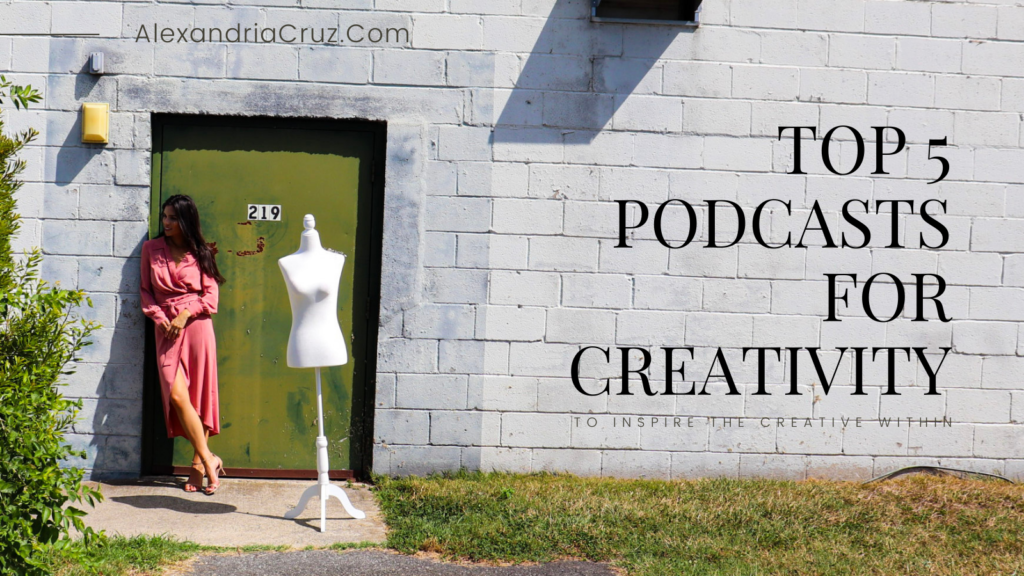 Podcasts for creativity, podcasts for artists, podcasts for creatives, artist charlotte, charlotte artists