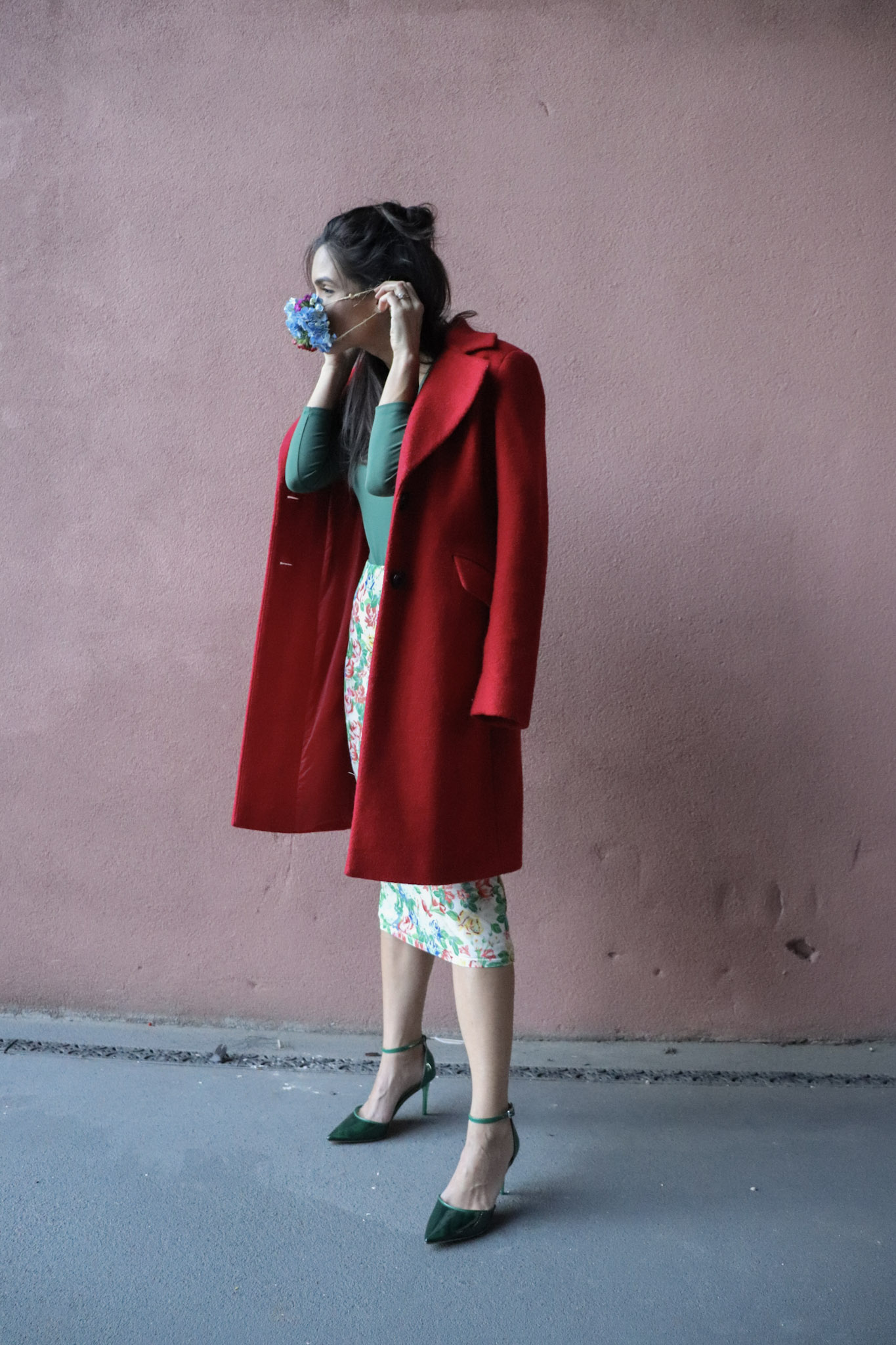 Charlotte Artist, Holiday Red in Style, Shop Holiday Red for your Christmas Wardrobe, Holiday Red in Style, Holiday red jacket, where to find a red peacoat, christmas fashion, your christmas wardrobe celebration, holiday red