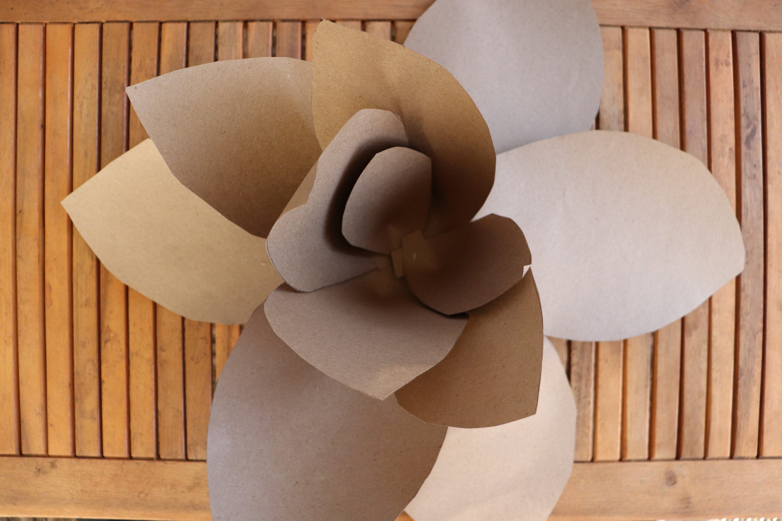 Quick Paper Flowers as Holiday Decor