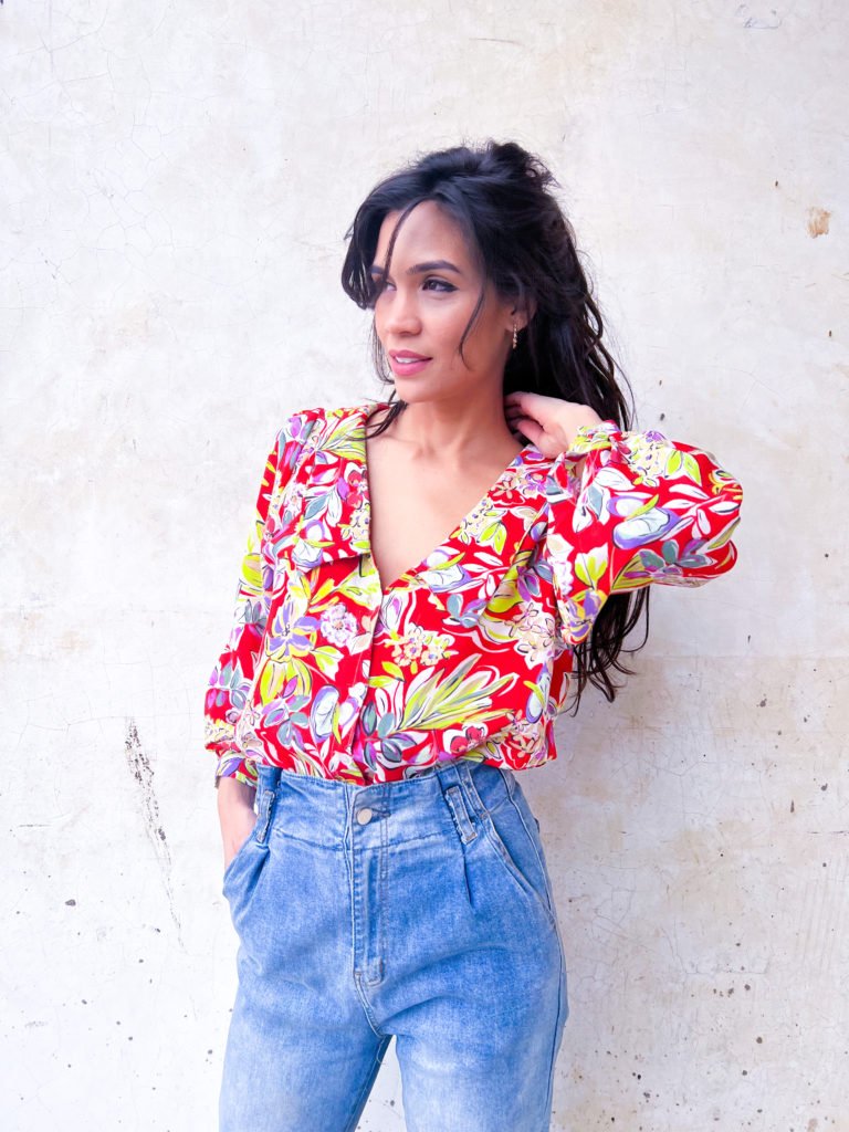 Patina Blouse Shirt Top Sewing Pattern, Mood Fabrics in a pattern, How to Start Sewing, How to sew the Patina Blouse from Friday Pattern Company, Best Places to Find Sewing Patterns and Fashion Fabric