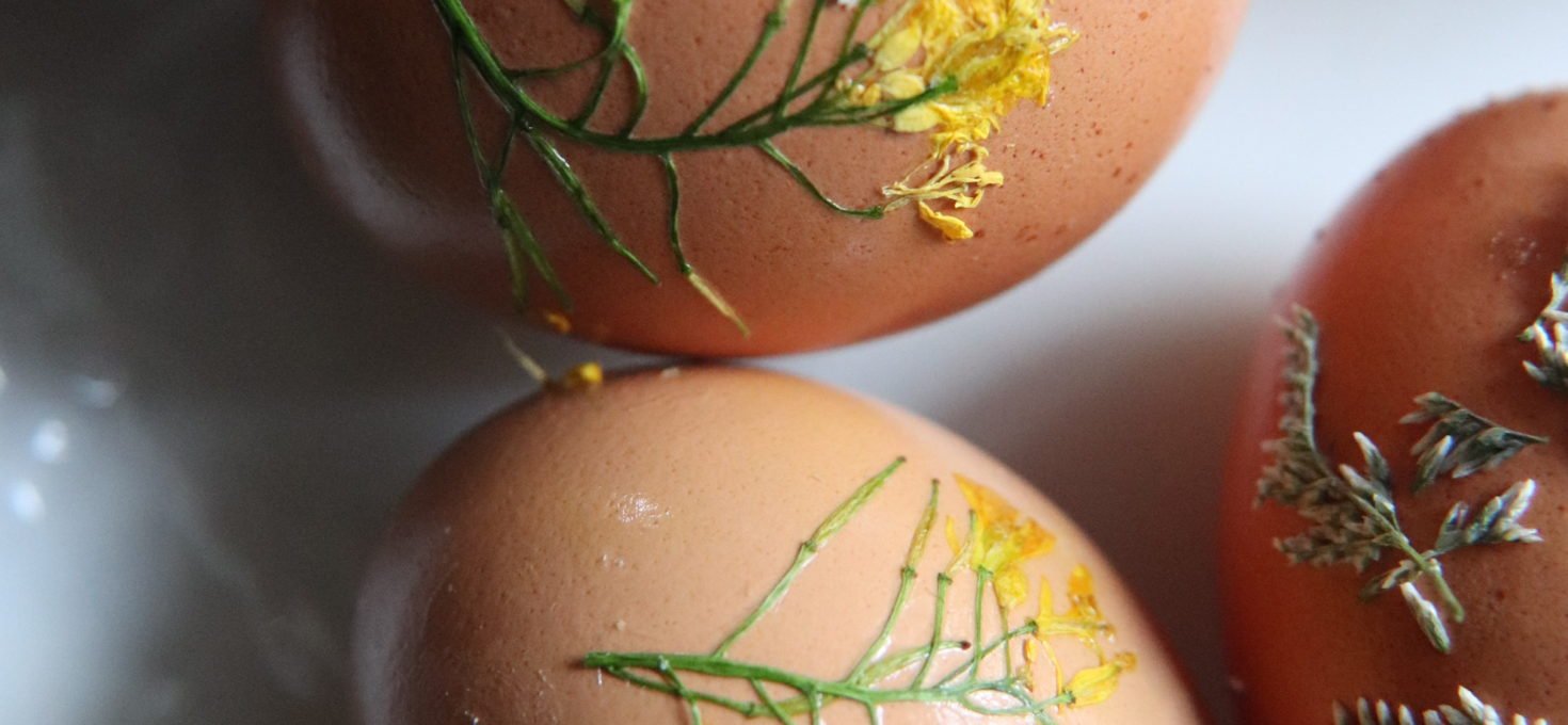 How To Make 15 Minute Dried Flower Easter Eggs