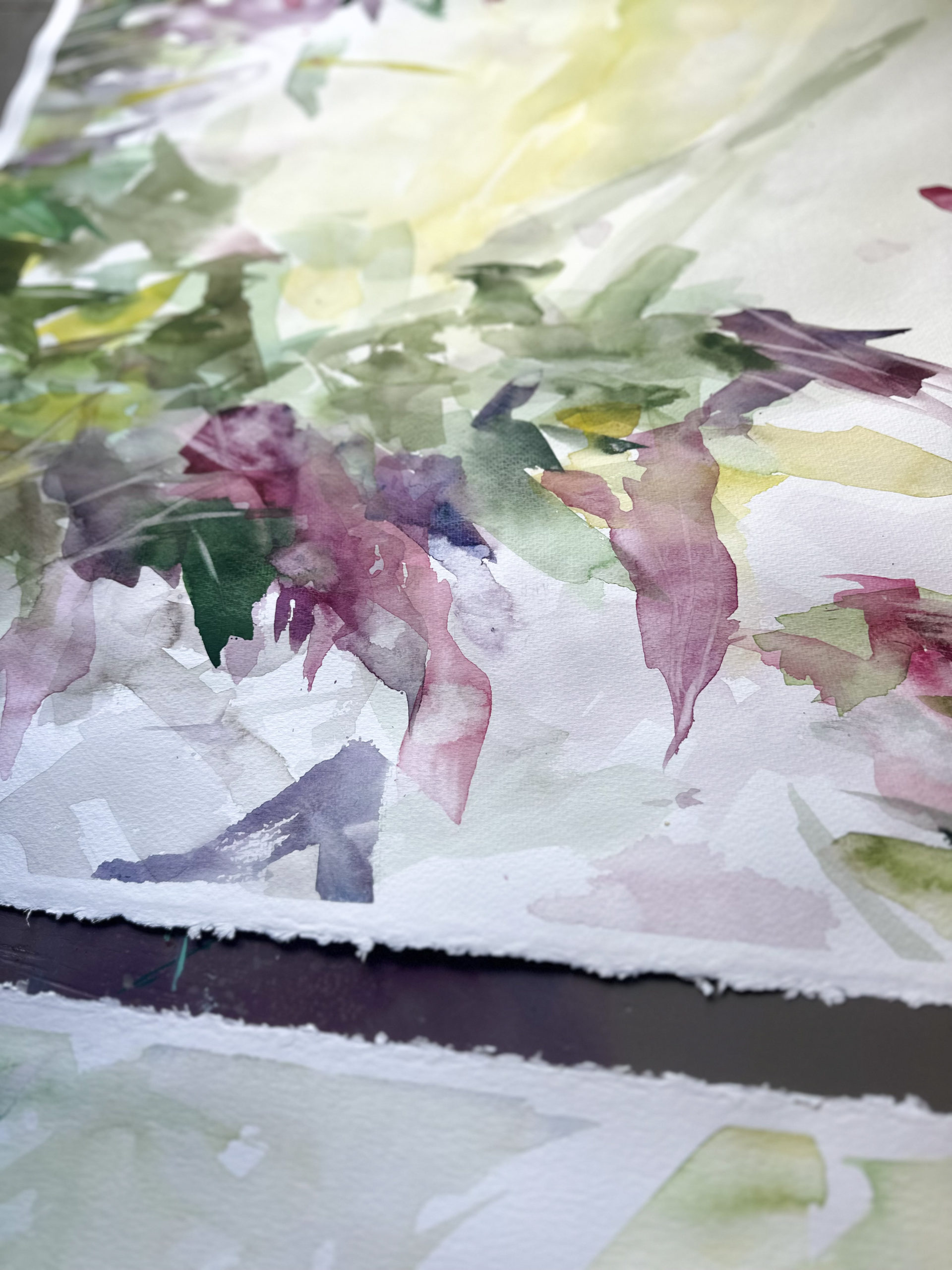 How to Paint Abstract Watercolor Florals